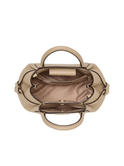 gambar-dalam-Kate-Spade-Dumpling-Pebbled-Leather-Mini-Triple-Compartment-Satchel-Light-Sand