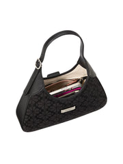 gambar-dalam-Kate-Spade-Flower-Jacquard-Nouveau-Small-Shoulder-Bag-Black-Multi
