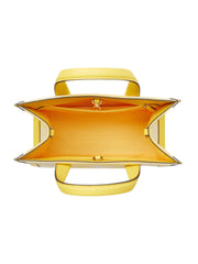 gambar-dalam-Kate-Spade-Flower-Jaqcuard-Two-Tone-Canvas-Manhattan-Small-Tote-Dandelion