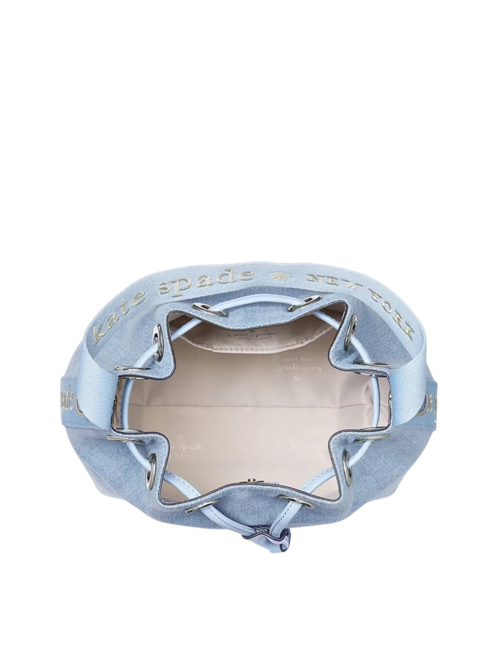 gambar-dalam-Kate-Spade-Kip-Denim-Bucket-Bag-Blue-Multi