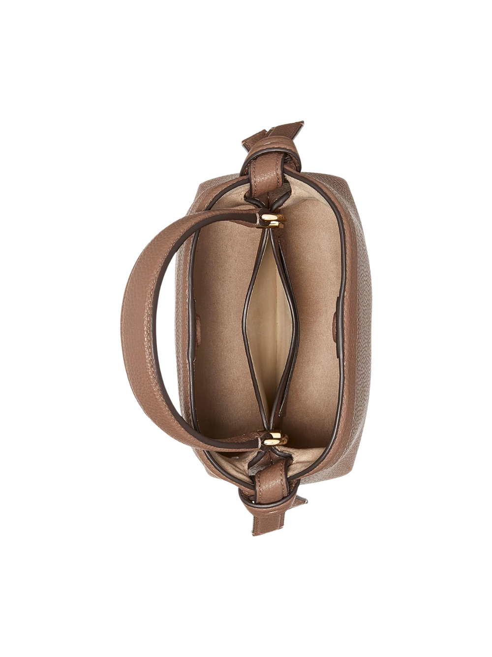 gambar-dalam-Kate-Spade-Knott-Mini-Crossbody-Pebbled-Leather-Warm-Accorn