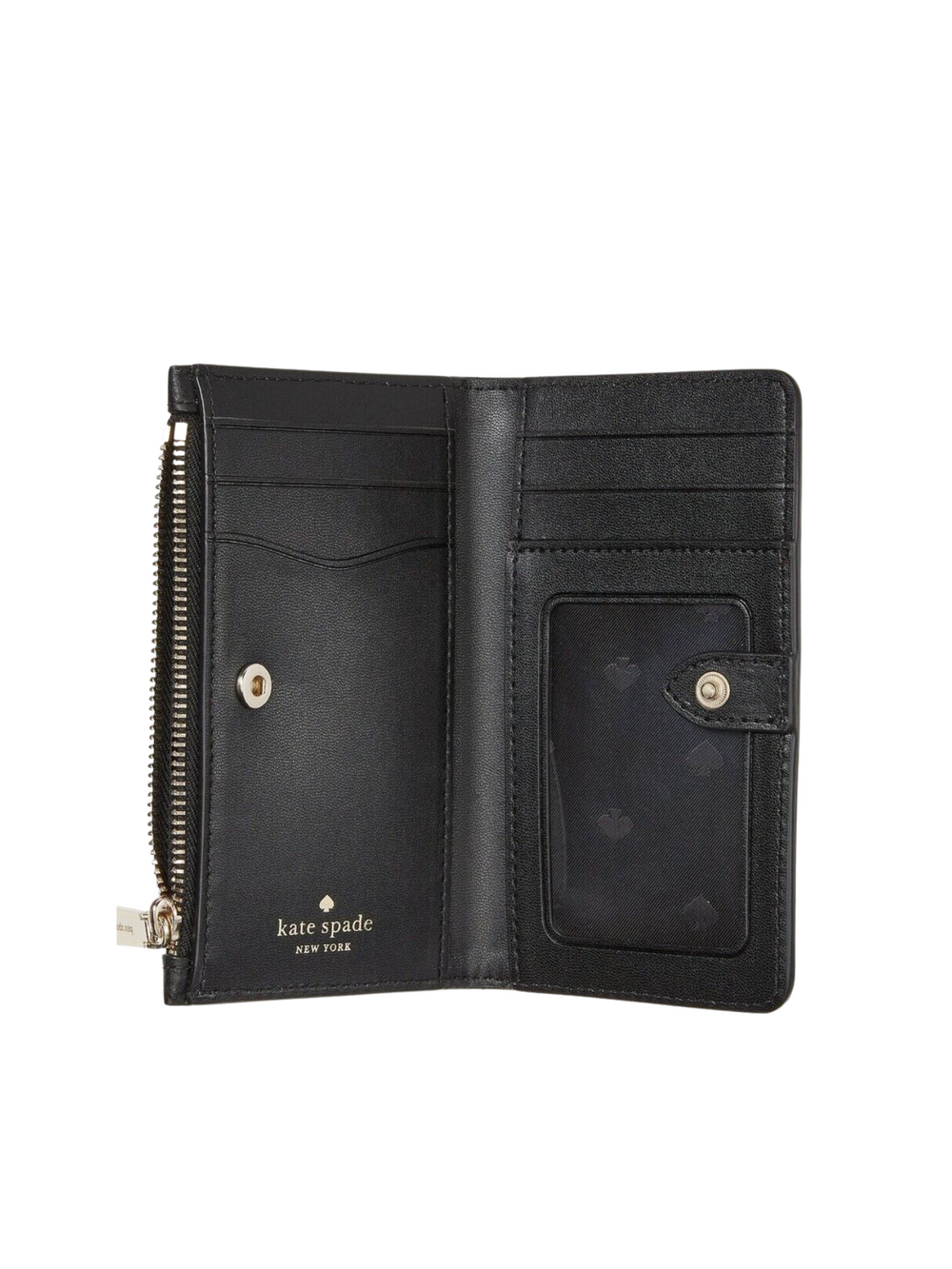 gambar-dalam-Kate-Spade-Leila-Small-Slim-Bifold-Wallet-Black