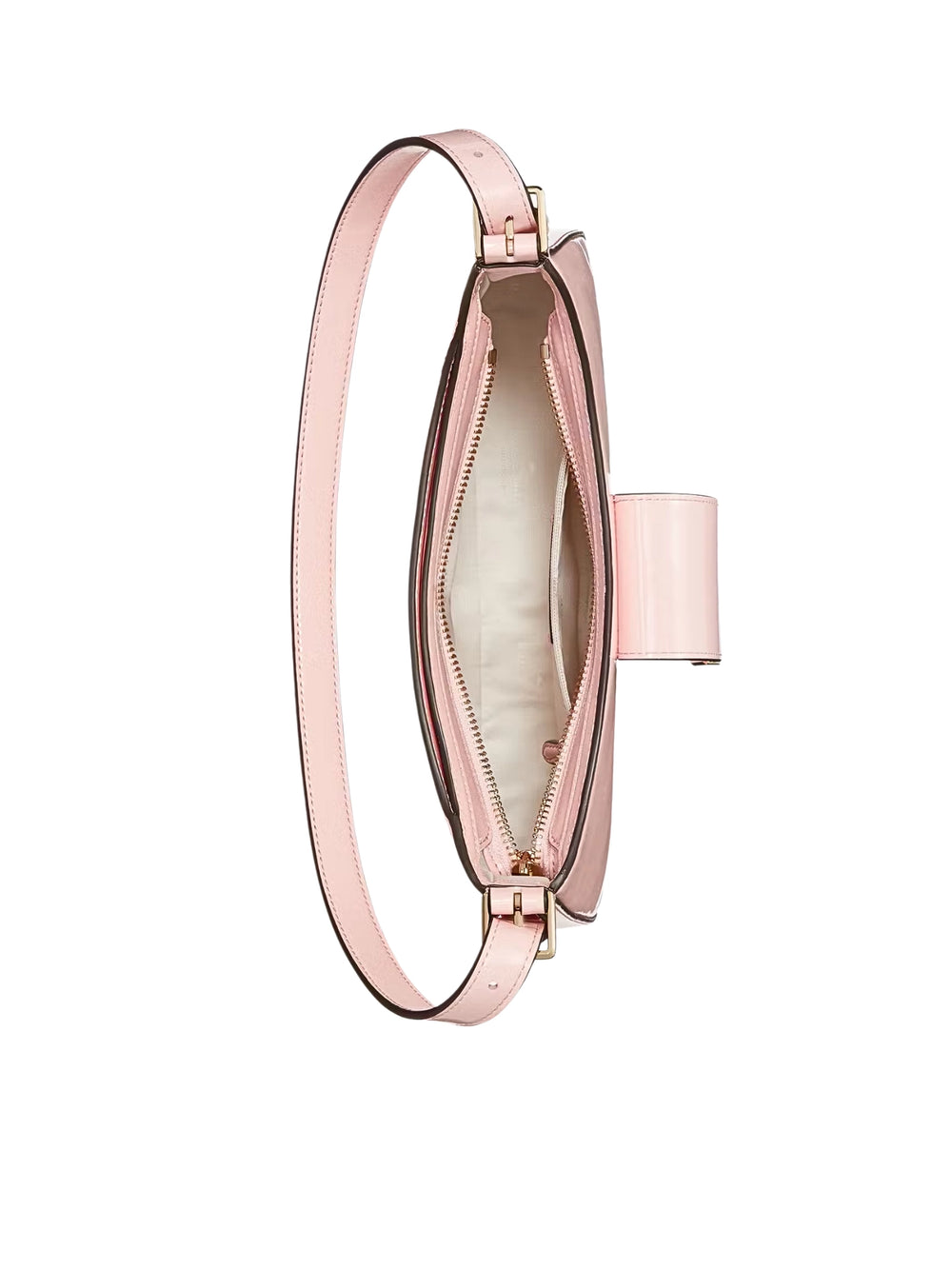 gambar-dalam-Kate-Spade-Reegan-Patent-Fabric-Small-Shoulder-Bag-Tea-Rose