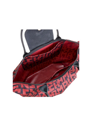 gambar-dalam-Longchamp-Le-Pliage-LGP-Small-Top-Handle-Black-Red
