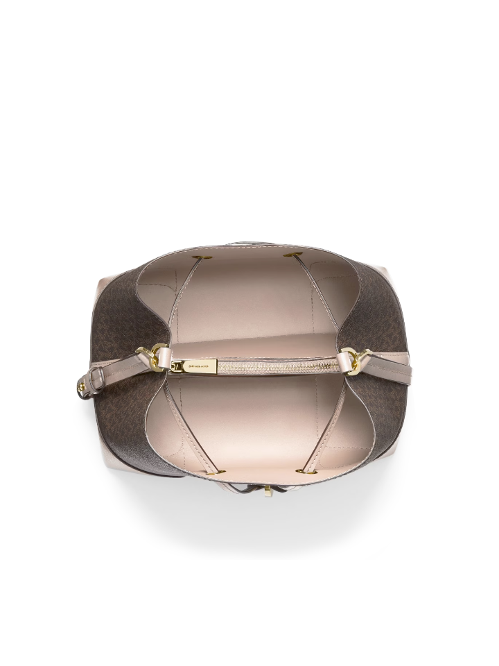 gambar-dalam-Michael-Kors-Mercer-Gallery-Medium-Logo-Shoulder-Bag-Brown-Softpink