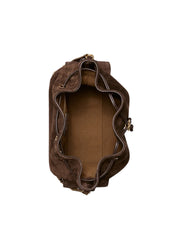 gambar-dalam-Tory-Burch-Charlie-Suede-Drawstring-Shoulder-Bag-Dark-Cocoa