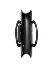 gambar-dalam-Tory-Burch-Fleming-East-West-Tote-Bag-Black