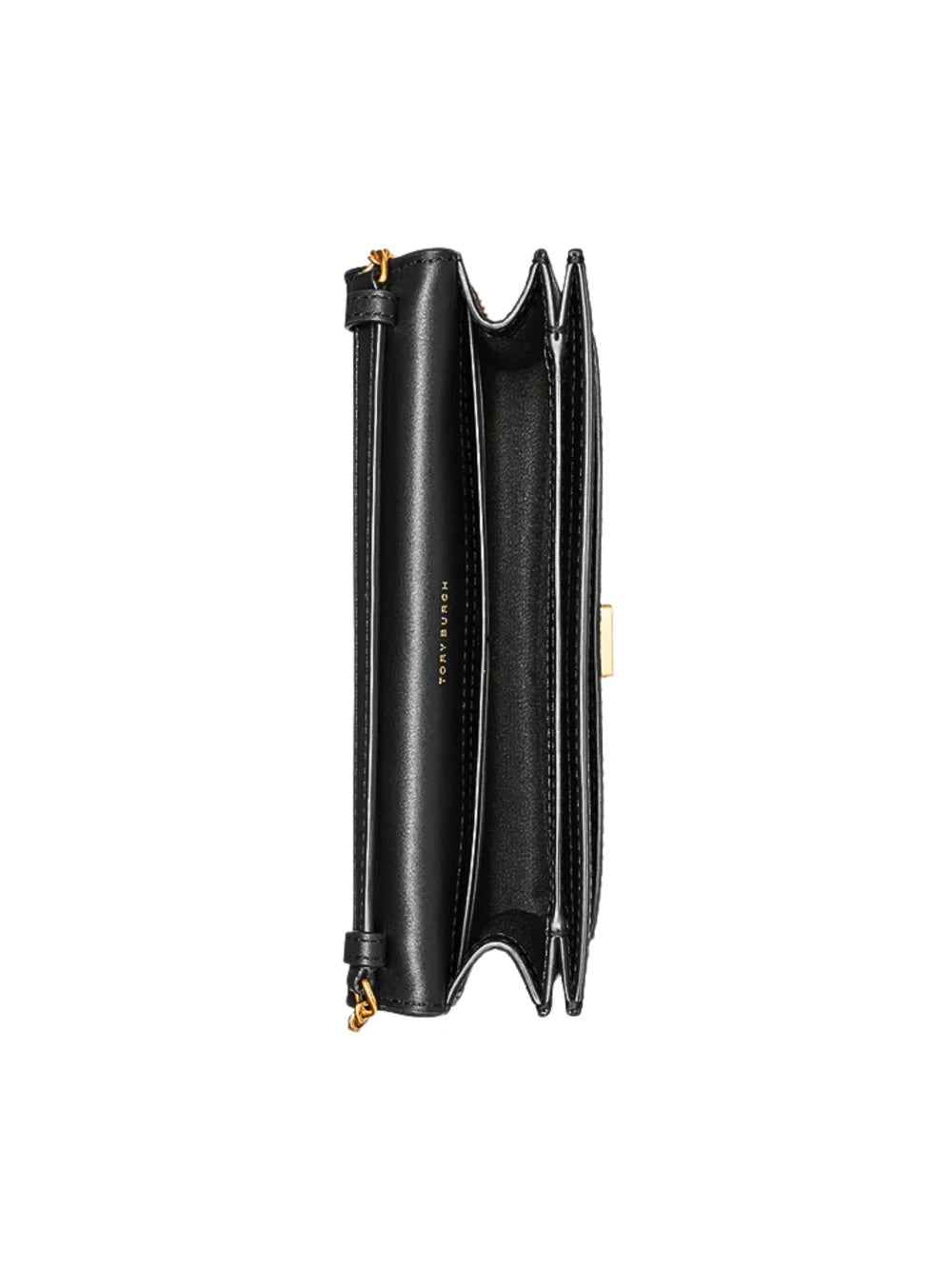 gambar-dalam-Tory-Burch-T-Monogram-Chain-Wallet-Black