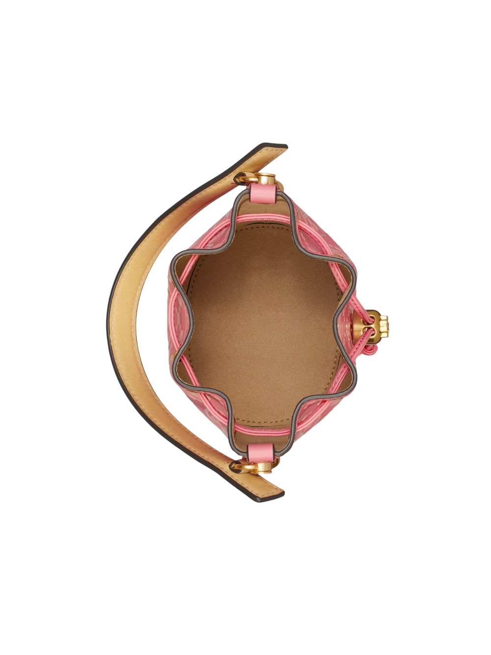 gambar-dalam-Tory-Burch-T-Monogram-Contrast-Embossed-Mini-Bucket-Rose-Pink-Multi
