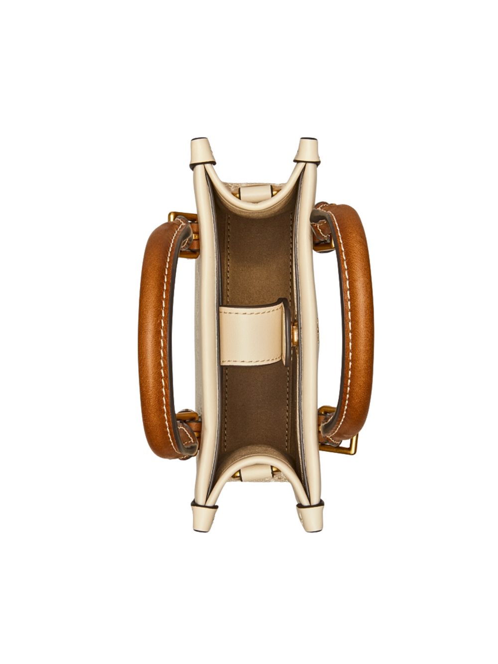 gambar-dalam-Tory-Burch-T-Monogram-Mini-Tote-Ivory