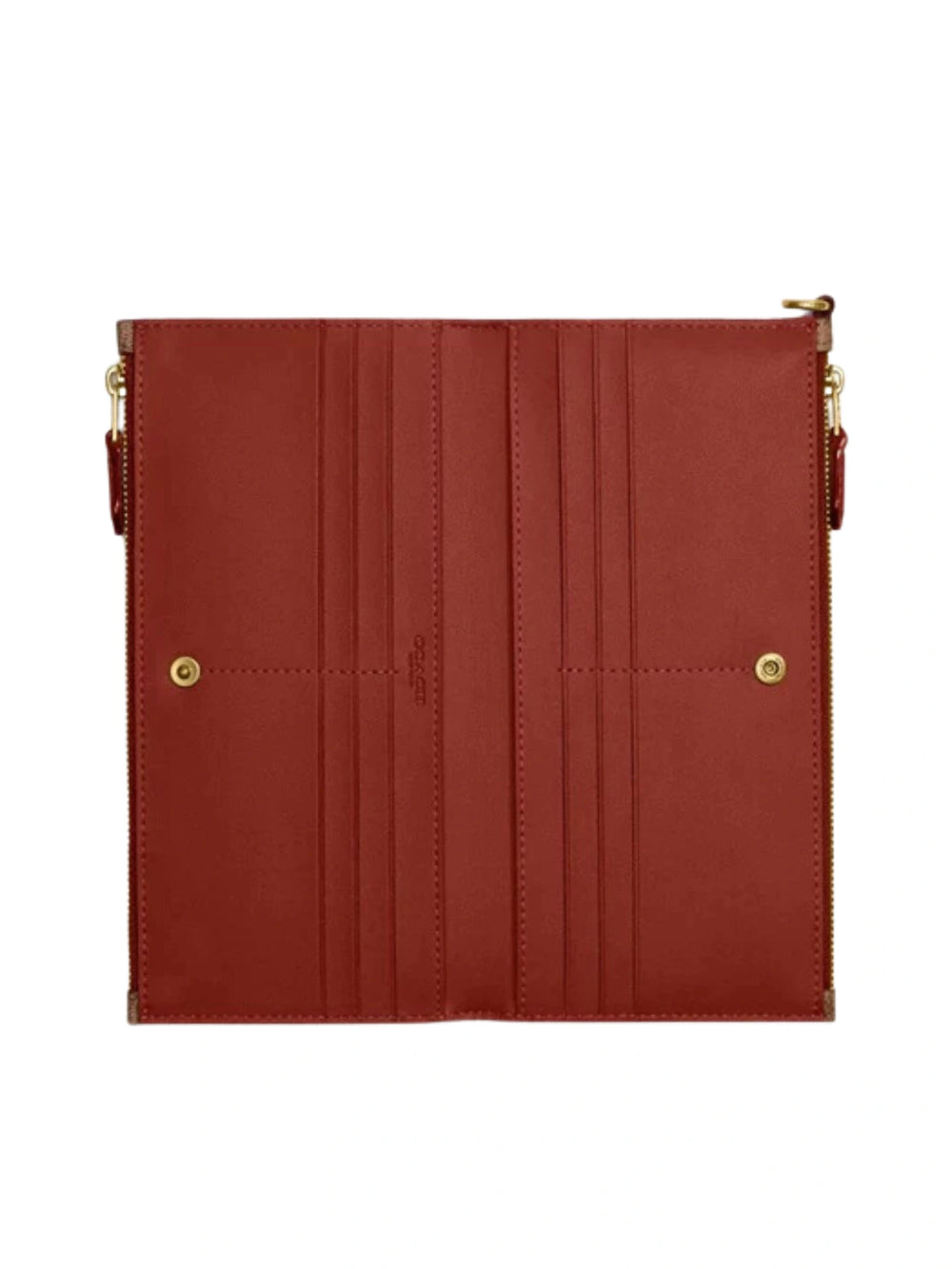 gambar-dalam1-Coach-Double-Zip-Wallet-Signature-Canvas-Tan-Rust