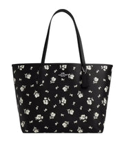 gambar-depan-Coach-City-Tote-With-Floral-Print-Black-Multi