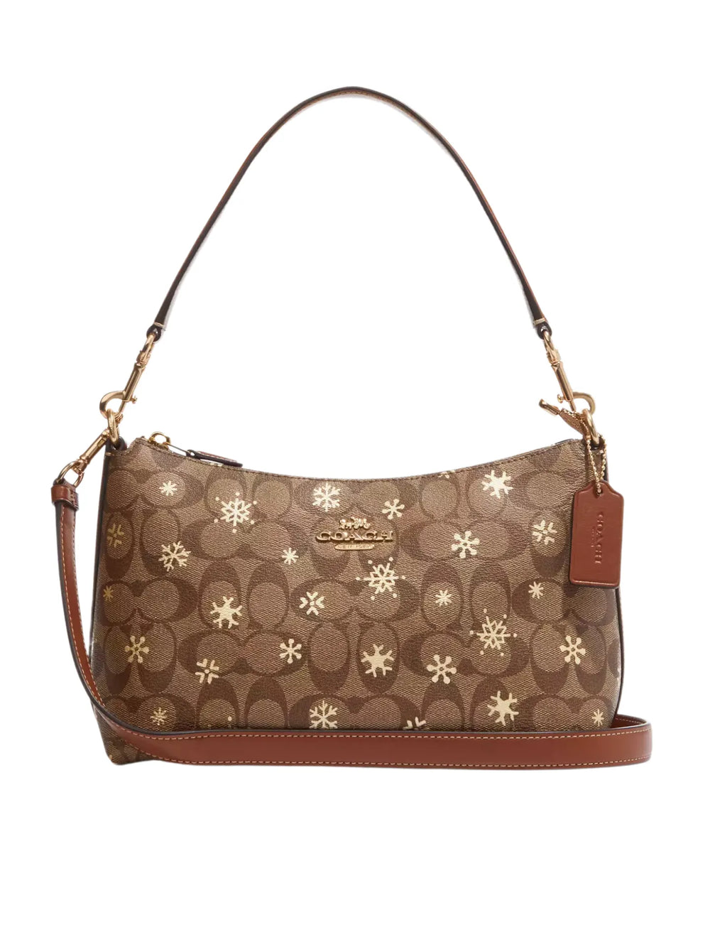 gambar-depan-Coach-Clara-Shoulder-Bag-In-Signature-Canvas-With-Snowflike-Print