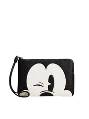 gambar-depan-Coach-Corner-Zip-Wrislet-X-Disney-Wink-Mickey-Mouse-Black-Multi