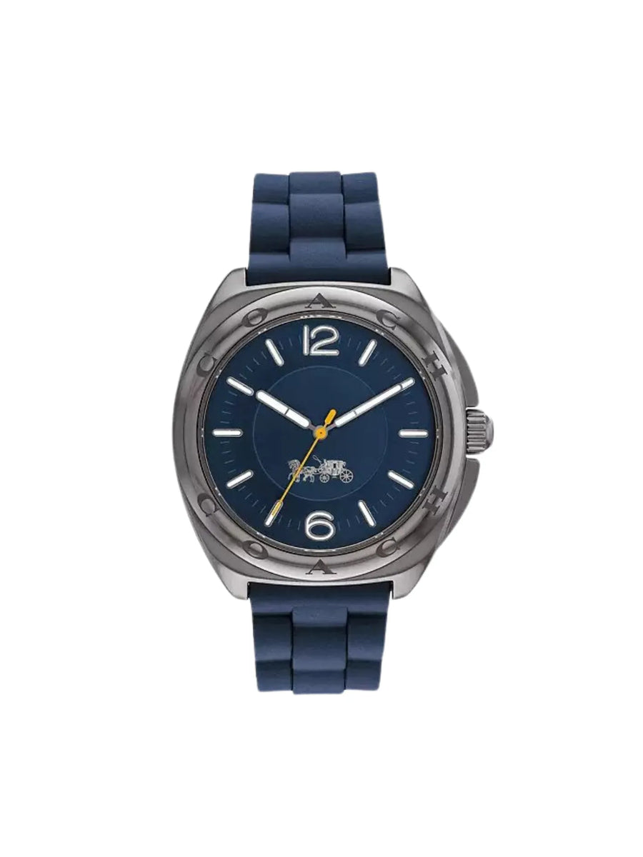 Coach watch rubber strap hot sale