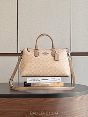 gambar-depan-Coach-Georgia-Satchel-Bag-In-Signature-Canvas-Sand-Taupe-balilene