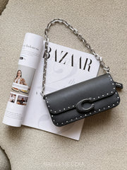 gambar-depan-Coach-Idol-Bag-23-With-Rivets-Black-balilene