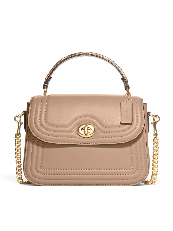 gambar-depan-Coach-Marlie-Top-Handle-Satchel-With-Border-Quilting-Taupe