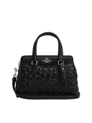 gambar-depan-Coach-Mini-Darcie-Carryall-In-Signature-Leather-Black