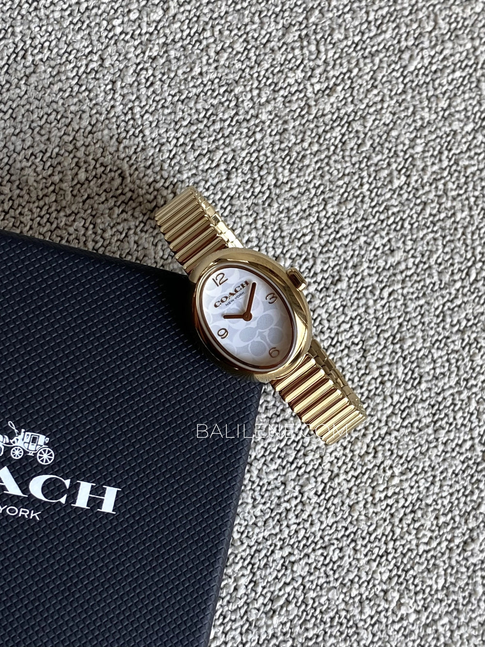 gambar-depan-Coach-Sammy-Quartz-Gold-tone-Stainless-Steel-Watch-balilene