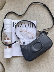 gambar-depan-Coach-TerI-Shoulder-Bag-Black-balilene