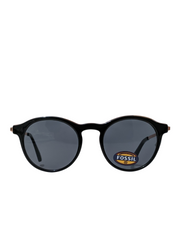 gambar-depan-Fossil-Round-Sunglasses-Black-Rose-Gold_Balilene_5