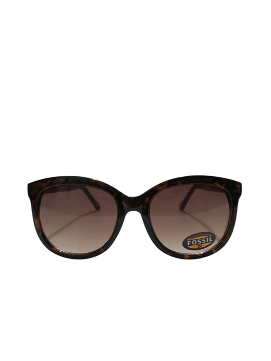 gambar-depan-Fossil-Round-Sunglasses-BrownTortoise