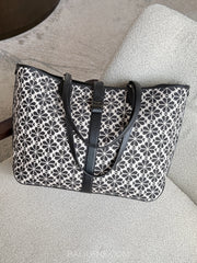 gambar-depan-Kate-Spade-Flower-Jacquard-Large-Open-Tote-Sand-Multi-balilene
