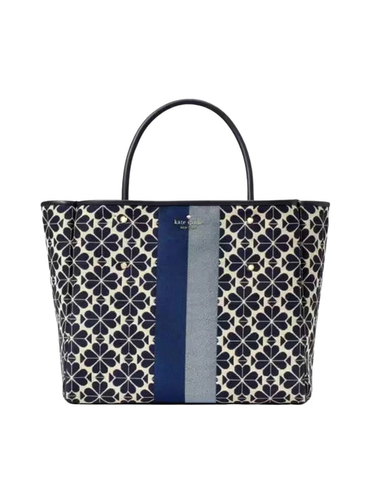gambar-depan-Kate-Spade-Flower-Jacquard-Stripe-BLM-Everyting-Medium-Tote-Blue-MultiWEBP