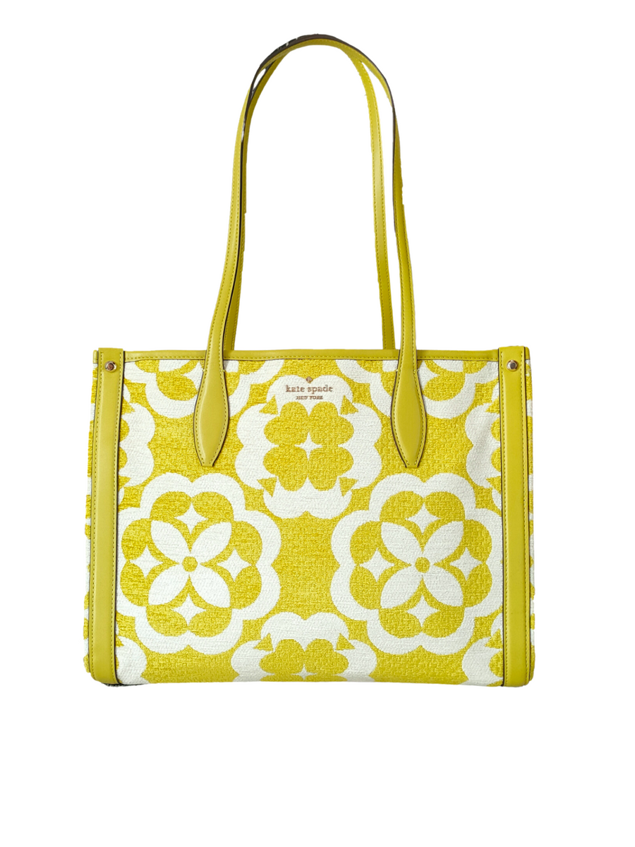 Kate Spade Market Tote Spade Flower Chenille Bartlett Pear Balilene