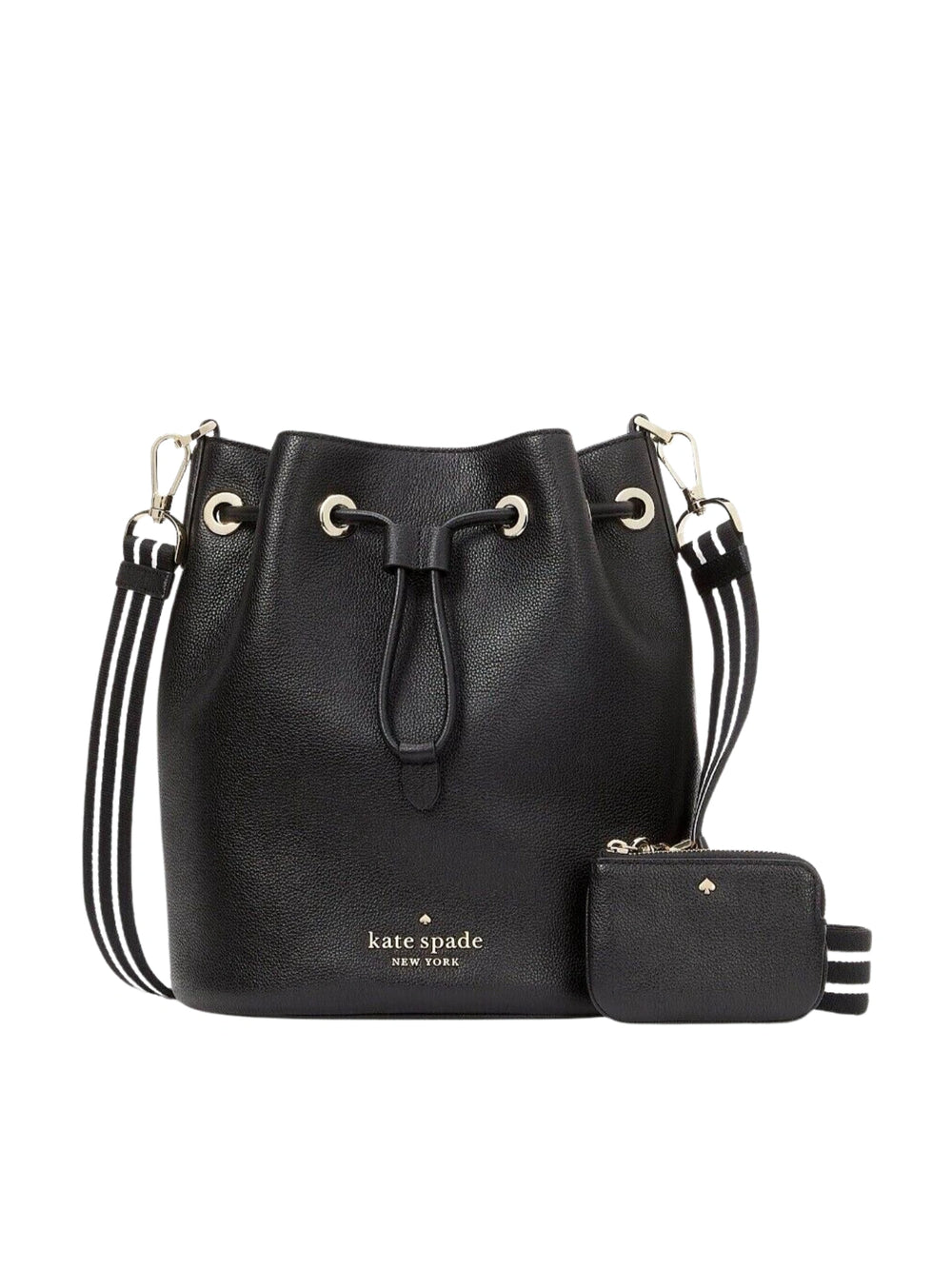 gambar-depan-Kate-Spade-Rosie-Large-Leather-Bucket-Bag-Black