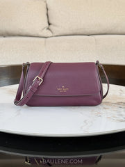 gambar-depan-Kate-Spade-Sutton-Mini-Flap-Crossbody-Bag-Deep-Cherry-balilene