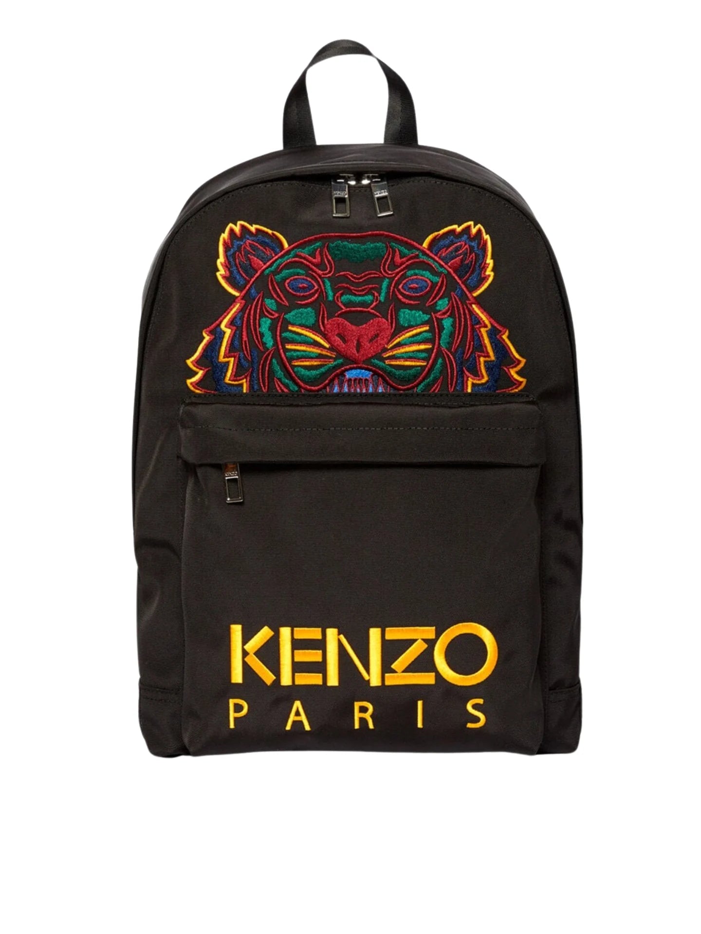 Kenzo Large Tiger Canvas Embroidered Backpack Colorblock – Balilene Kenzo Large Tiger Canvas Embroidered Backpack Colorblock – Balilene