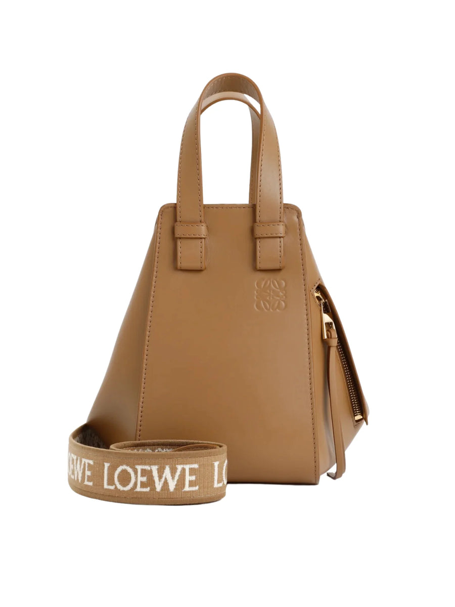 Loewe Hammock Compact Bag Unica In Brown Balilene