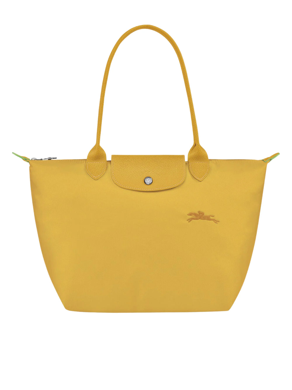 gambar-depan-Longchamp-Le-Pliage-Club-Green-Medium-Shoulder-Bag-Corn