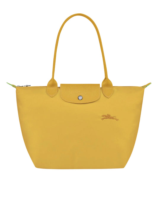 gambar-depan-Longchamp-Le-Pliage-Club-Green-Medium-Shoulder-Bag-Corn