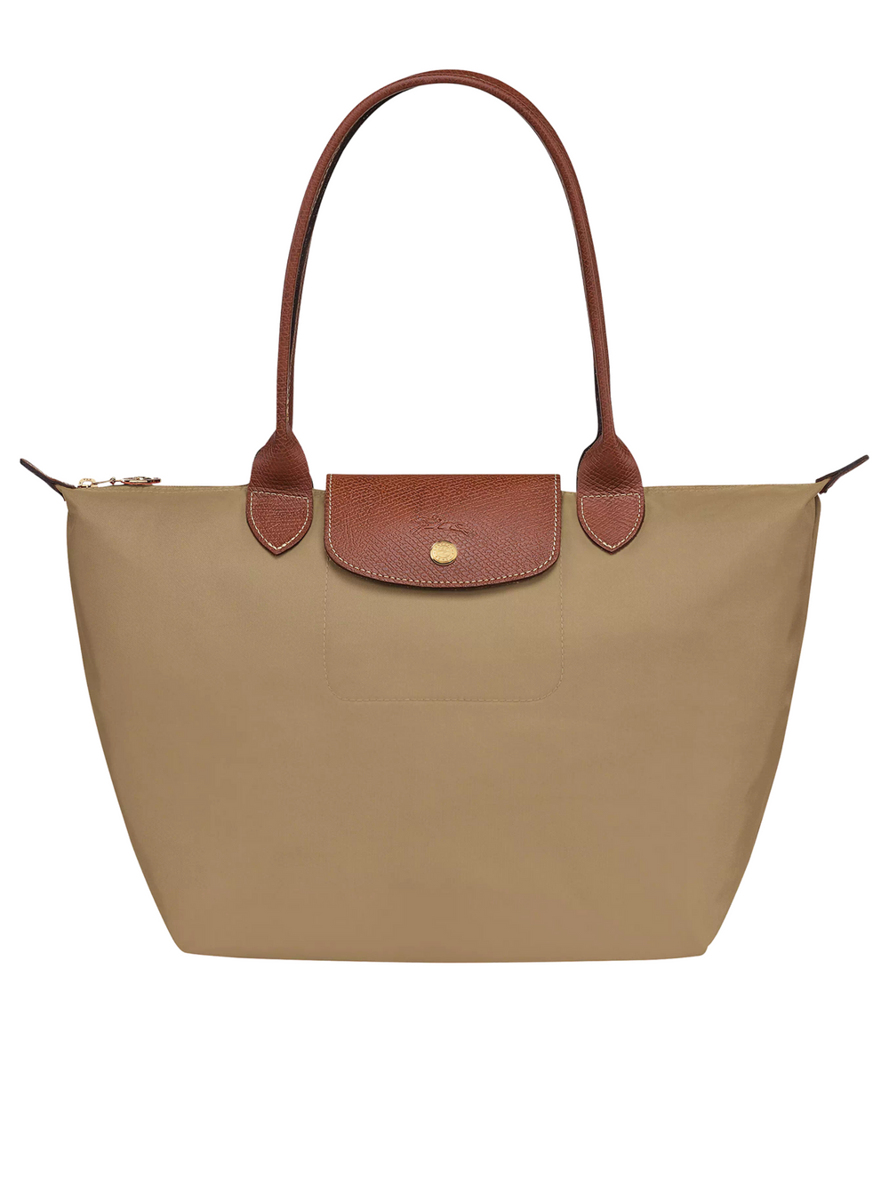 gambar-depan-Longchamp-Le-Pliage-Original-Small-Shoulder-Bag-Desert