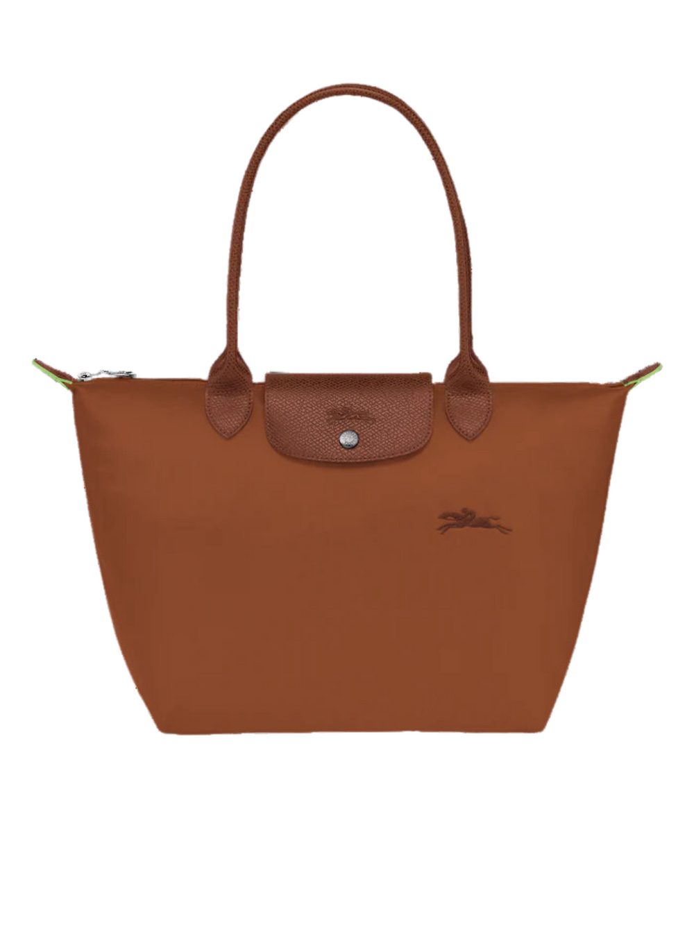 gambar-depan-Longchamp-LeP-liage-Green-Small-Shoulder-Bag-Cognac