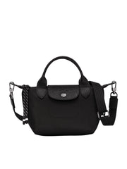 gambar-depan-Longchamp-le-Pliage-Energy-Extra-Small-Top-Handle-Black
