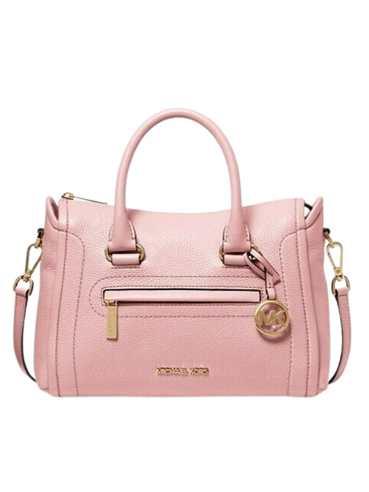 gambar-depan-Michael-Kors-Carine-Medium-Pebbled-Leather-Satchel-Powder-BlushWEBP