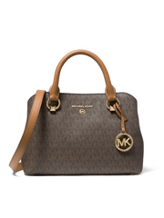 gambar-depan-Michael-Kors-Edith-Small-Logo-Satchel-Brown