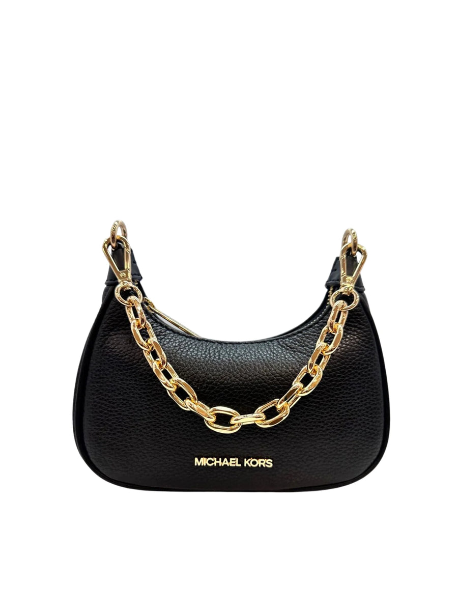 Michael Kors Cora Mini Zip Pouchette Black Balilene