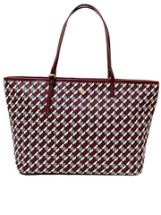 gambar-depan-Tory- Burch- Geo -Logo- Zip- Tote -Crimson -Red- Logo -Allover