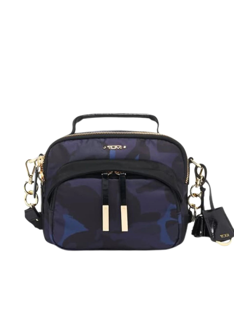 Tumi Voyageur Troy Nylon Crossbody Bag In Lily Indigo Purple Balilene