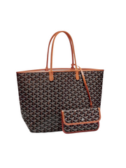 gambar-depan1-Goyard-Saint-Louis-PM-Tote-Bag-Black-Tan