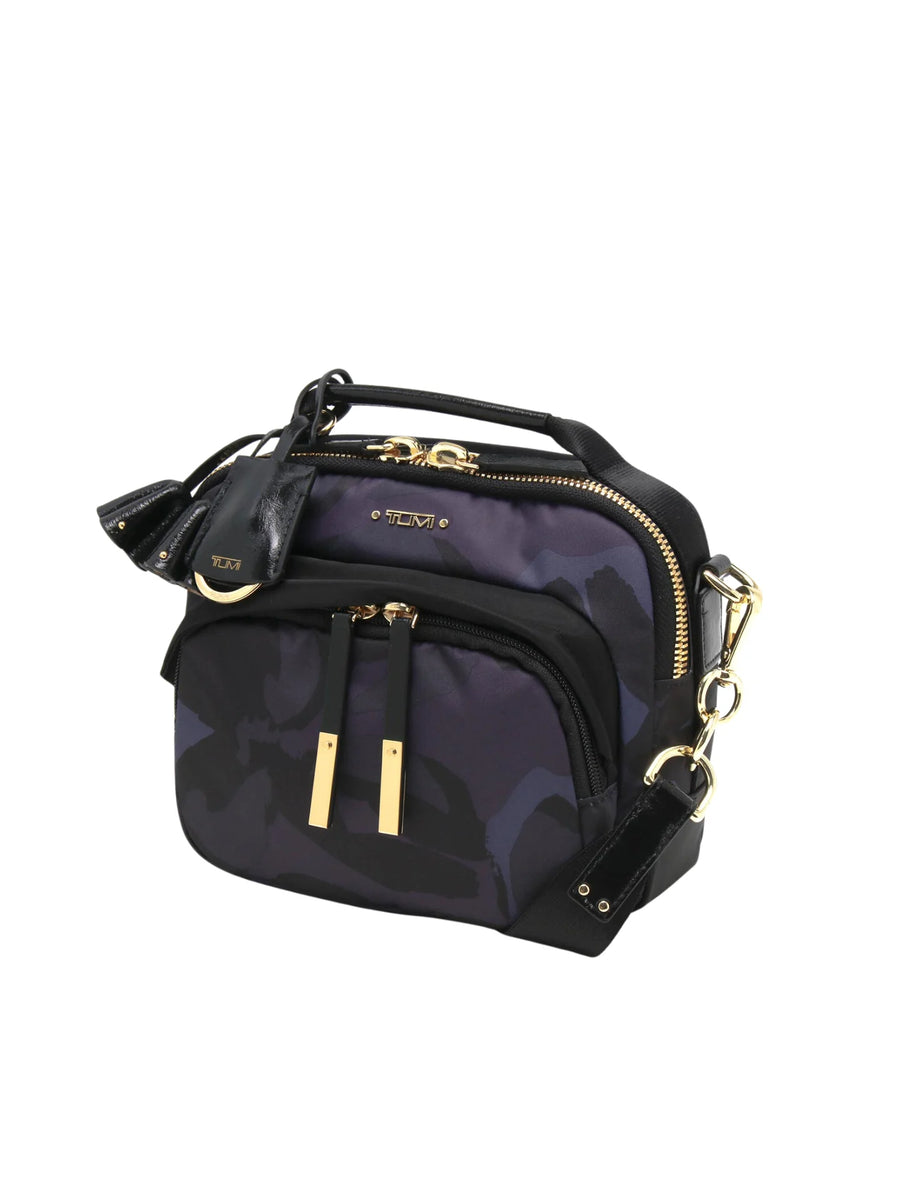Tumi Voyageur Troy Nylon Crossbody Bag In Lily Indigo Purple Balilene