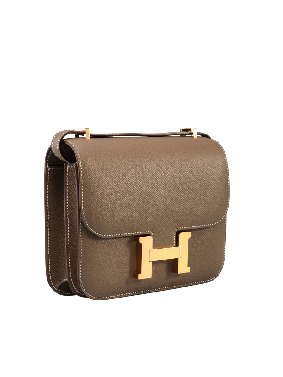 Hermes Constance 18 Etoupe Epsom Gold Hardware Balilene