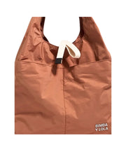 BYL Small Burnt Orange Nylon Paper Bag
