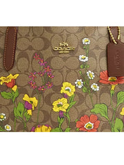 gambar-detail-Coach-City-Tote-In-Signature-Canvas-With-Floral-Print-Khaki-Multi