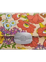 gambar-detail-Coach-Eliza-Small-Flap-Crossbody-With-Floral-Print-Ivory-Multi